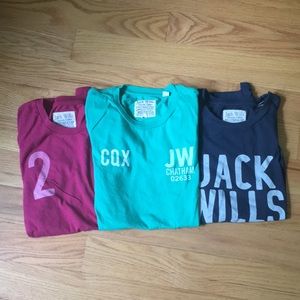 Set of 3 Jack Wills Tees
